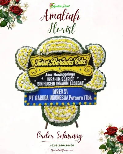 Papan Bunga Duka di Jimbaran
